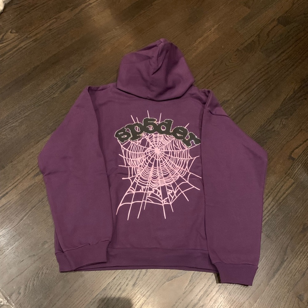 Sp5der web hoodie Purple size XL Brand New